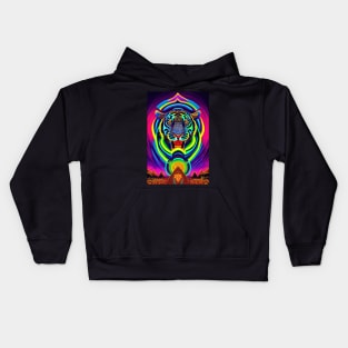 Psychedelic Pop art - TIGER Kids Hoodie